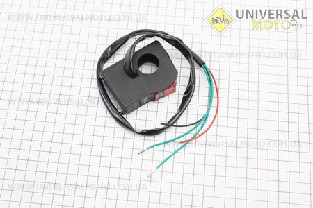 Зарядка USB універсальна на 1 вихід, з кнопкою вкл / викл (кріплення на кермо). Китай (Різне / UM3377-V76)