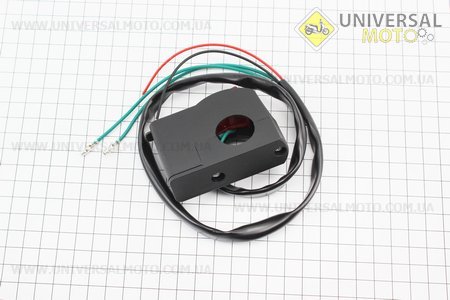 Зарядка USB універсальна на 1 вихід, з кнопкою вкл / викл (кріплення на кермо). Китай (Різне / UM3377-V76)