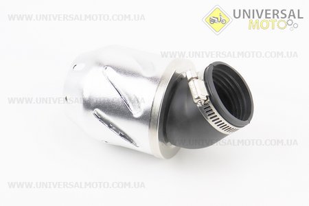 Фільтр повітряний нульовий 42мм 45град. з ковпачком прямим "ПУЛЯ", сірий. Китай (Різне / UM3378-V45)