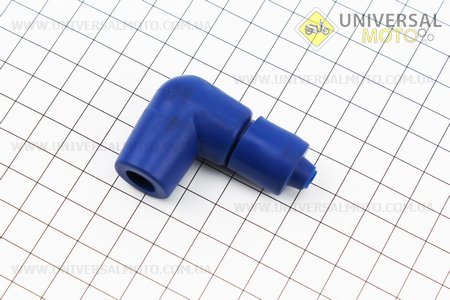 Ковпачок свічки "люлька" 90град СИНІЙ "силікон" великий. Китай (Різне / UM3378-V63)