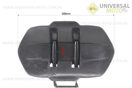 Крило заднє універсальне, кріплення на одну сторону (бризковики) TUNING, ЧОРНИЙ. Китай (Різне / UM3379-V59)