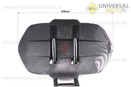 Крило заднє універсальне, кріплення на одну сторону (бризковики) TUNING, КАРБОН. Китай (Різне / UM3379-V60)