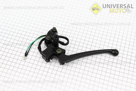 Важіль керма лівий з кріпленням під дзеркало (М8 права) GY6 50-100, тип 2. Китай (Різне / UM3379-V74)
