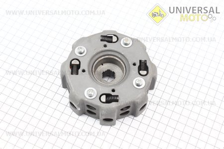 Сцепление в сборе (корзина) Delta "для безстартерного типа". Китай (Мопед Viper Delta / UM3380-V06)