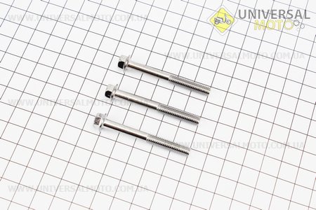 Болти кріплення стартера 70-110см.куб. комплект 3шт. Китай (Запчастини для мопеда Дельта / UM3380-V56)