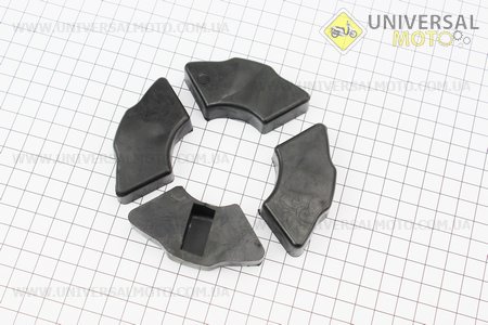 Демпферная резинка заднего литого колеса (комплект 4 штуки ). TMMP (Мопед Viper Delta / UM3381-V02)