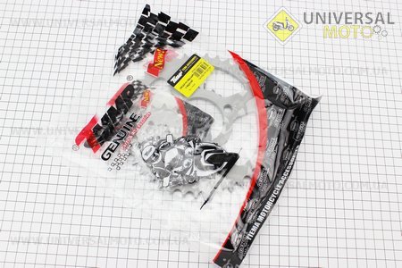 Зірки комплект JH - 428H-41T + 15T. TMMP (Запчастини для мопеда Дельта / UM3381-V11)