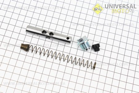 Натяжитель цепи распредвала (втулка + пружина + болт). TMMP (Мопед Viper Delta / UM3381-V24)