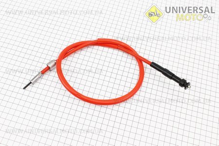 Трос спидометра 80см, Красный . TMMP (Мопед Viper Delta / UM3381-V58)