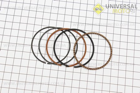 Кільця поршневі 110см.куб. 52,4 мм +0,75. KOSO (Запчастини для мопеда Дельта / UM3381-V71)