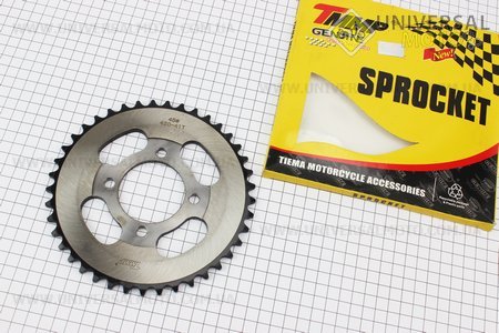 Звезда задняя JH70-420H-41T "каленая". TMMP (Мопед Delta / UM3381-V81)