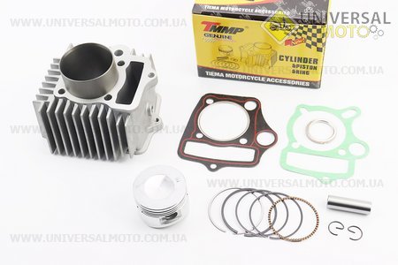 Циліндро поршневий комплект (цпг) 110см.куб.-52,4мм (палець 13мм) "алюмінієвий циліндр". TMMP (Запчастини для мопеда Дельта / UM3383-V61)