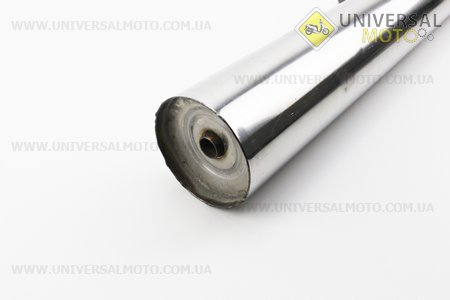 Глушник "нержавійка". Китай (Запчастини для мопеда Дельта / UM3384-V98)