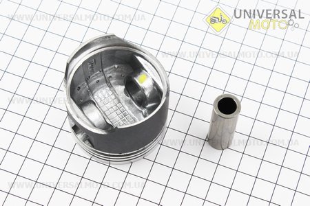 Поршневий комплект (поршень, кільця, палець) 100см.куб. 50мм STD (палець 13мм) тефлонове покриття. TMMP (Запчастини для мопеда Дельта / UM3385-V29)