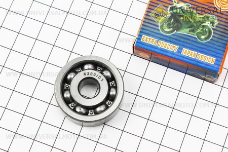 Підшипник 6300 (10x35x11) колеса переднього JH. GXmotor (Підшипники / UM3385-V30)