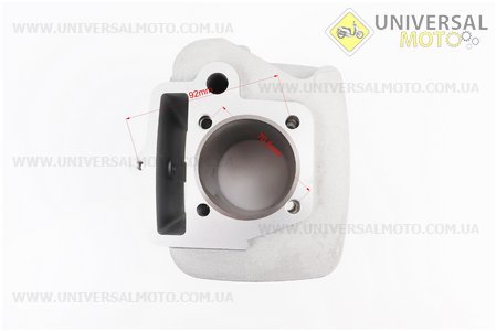 Циліндро поршневий комплект (цпг) 140см.куб.-56мм (палець 13мм, висота циліндра 78,3мм, висота поршня 41,5мм), (див. фото розмірів). LIPAI (Запчастини для мопеда Дельта / UM3386-V91)