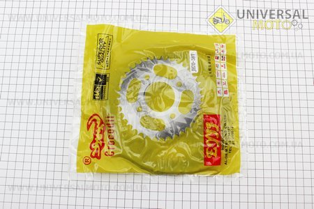 Зірка задня JH - 428-38T - d=54; 4 отвори*70мм "гартована". Crocodil (Запчастини для мопеда Дельта / UM3387-V87)