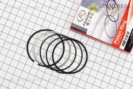 Кільця поршневі 110сс 52,4мм STD. FENGRI (Запчастини для мопеда Дельта / UM3388-V10)