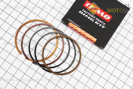 Кільця поршневі 110сс 52,4мм STD Тайвань. TEMO (Запчастини для мопеда Дельта / UM3388-V16)