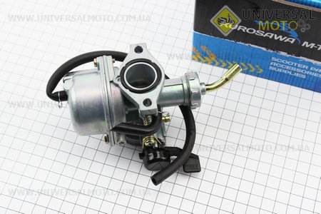 Карбюратор в зборі Delta 110 / 125см.куб., D = 22. KUROSAWA (Запчастини для мопеда Дельта / UM3388-V17)