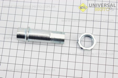 Втулка колеса заднього з різьбоюActive (світлий метал). Китай (Запчастини для мопеда Дельта / UM3388-V73)