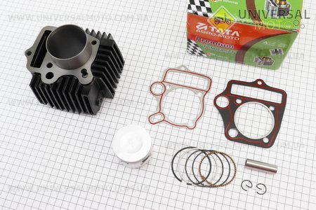 Циліндр, поршень, палець, кільця (Комплект ЦПГ) 110сс-52,4мм (палець 13мм). TATA-Premium (Запчастини для мопеда Дельта / UM3388-V84)