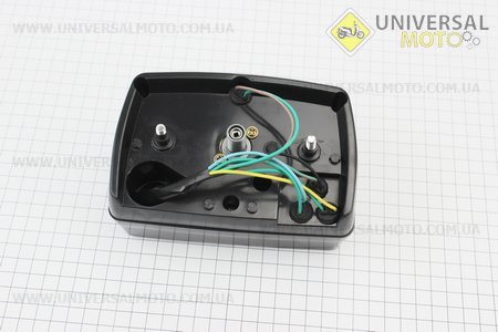 Спідометр в зборі "квадрат" 120км/год без індикатора КПП, тип 2. Китай (Запчастини для мопеда Дельта / UM3388-V95)