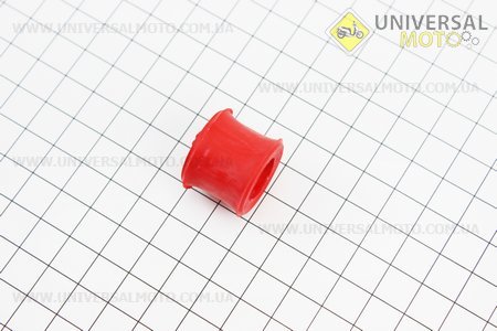 Сайлентблок амортизатора без втулки на 10мм червоний. Украина (Сайлентблок / UM3389-V19)