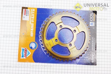 Зірка задня JH - 428-42T - d = 54; 4 отвори * 70мм "гартована". JWBP (Запчастини для мопеда Дельта / UM3389-V65)