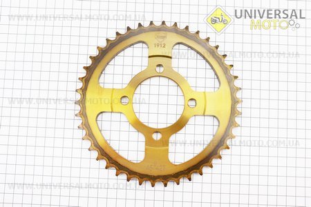 Зірка задня JH - 428-42T - d = 54; 4 отвори * 70мм "гартована". JWBP (Запчастини для мопеда Дельта / UM3389-V65)