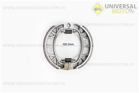 Тормозные колодки передние бараб. Yamaha. TATA (Скутер Yamaha \ UM3390-V22)