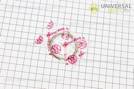 Кільця поршневі Honda DIO50 39мм +0,75 (замки верхні). VLAND (Запчастини до японського скутера / UM3390-V74)