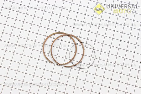 Кільця поршневі Honda DIO50 39мм +0,75 (замки верхні). VLAND (Запчастини до японського скутера / UM3390-V74)