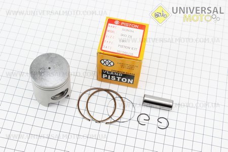 Поршень, кольца, палец комплект Honda DIO ZX50 40мм + 1,00 (палец 12мм). VLAND (Скутер Honda DIO \ UM3391-V05)