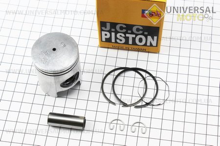 Поршень, кольца, палец комплект Honda DIO ZX50 40мм + 1,25 (JCC) (палец 12мм). VLAND (Скутер Honda DIO \ UM3391-V06)