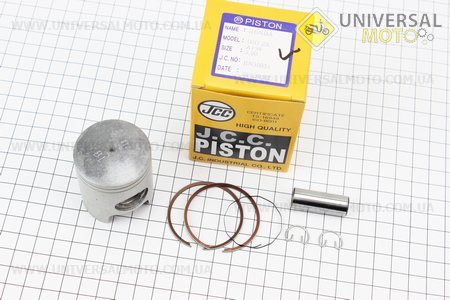Поршень, кольца, палец комплект Honda DIO ZX50 40мм + 2,00 (JCC) (палец 12мм). VLAND (Скутер Honda DIO \ UM3391-V09)