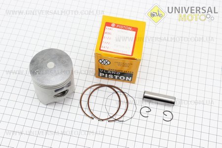 Поршневий комплект (поршень, кільця, палець) Honda LEAD100 51мм +0,50 (палець 13мм). VLAND (Запчастини до японського скутера / UM3391-V22)