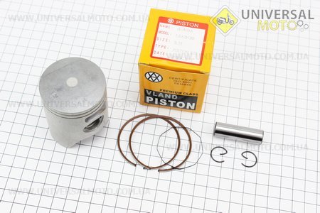 Поршневий комплект (поршень, кільця, палець) Honda LEAD100 51мм +0,75 (палець 13мм). VLAND (Запчастини до японського скутера / UM3391-V23)