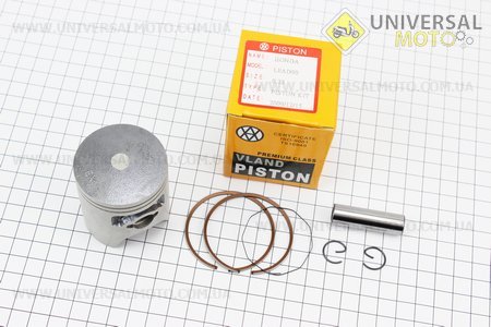 Поршень, кольца, палец комплект Honda LEAD90 48мм + 0,25 (палец 12мм). VLAND (Скутер Honda Lead \ UM3391-V26)