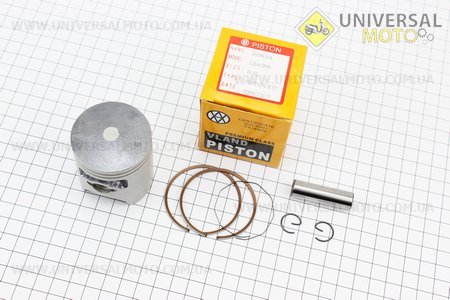 Поршень, кольца, палец комплект Honda LEAD90 48мм + 0,50 (палец 12мм). VLAND (Скутер Honda Lead \ UM3391-V27)