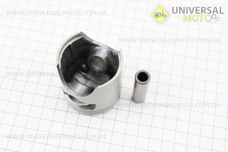 Поршень, кольца, палец комплект Honda LEAD90 48мм + 0,75 (палец 12мм). VLAND (Скутер Honda Lead \ UM3391-V28)