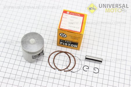 Поршневий комплект (поршень, кільця, палець) Honda TACT (SA50) 41мм +1,00 (палець 10мм). VLAND (Запчастини до японського скутера / UM3391-V32)