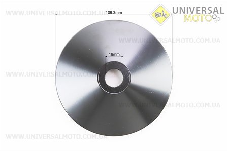 Крильчатка варіатора переднього (під вал 16мм) Yamaha BWS 100 ( ). SEE (Запчастини до японського скутера / UM3391-V74)