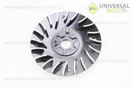 Крильчатка варіатора переднього (під вал 16мм) Yamaha BWS 100 ( ). SEE (Запчастини до японського скутера / UM3391-V74)