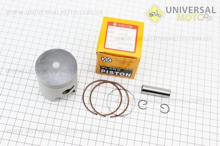 Поршневий комплект (поршень, кільця, палець) Suzuki AD100/110 52,5 мм +1,00 (палець 12 мм). VLAND (Запчастини до японського скутера / UM3392-V09)