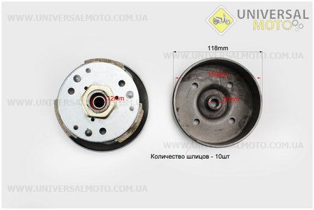Вариатор задний комплект Suzuki AD 100. Formula (Скутер Suzuki \ UM3392-V53)