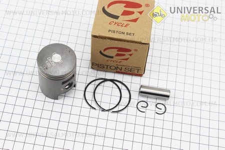 Поршень, кольца, палец комплект Honda DIO50 39мм + 1,00 (палец 12мм). B-cycle (Скутер Honda DIO \ UM3393-V31)