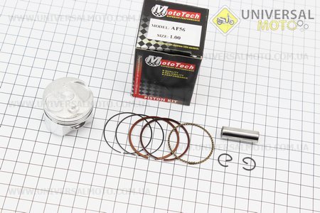 Поршневий комплект (поршень, кільця, палець) Honda DIO AF56 38мм +1,00 (палець 10мм) Тайвань. Mototech (Запчастини до японського скутера / UM3393-V58)