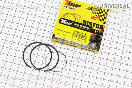 Кільця поршневі Honda DIO ZX50 40мм +0,50 (замки верхні). TMMP (Запчастини до японського скутера / UM3393-V99)