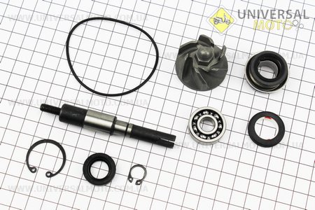 Ремонтний комплект помпи водяної Honda SH150см.куб., 9 деталей. Китай (Запчастини до японського скутера / UM3395-V57)